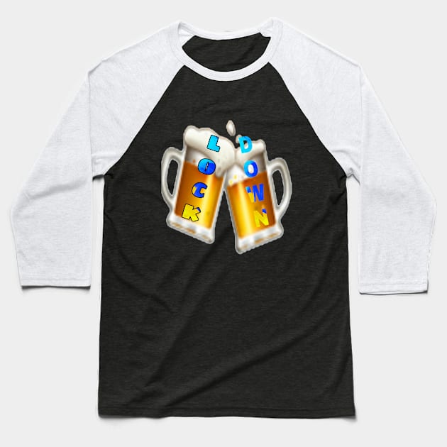 beer art Baseball T-Shirt by NEW TOUCH